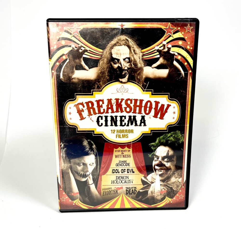 Freakshow Cinema 12 Horror Films DVD Set Mill Creek Entertainment B-Movie Cult